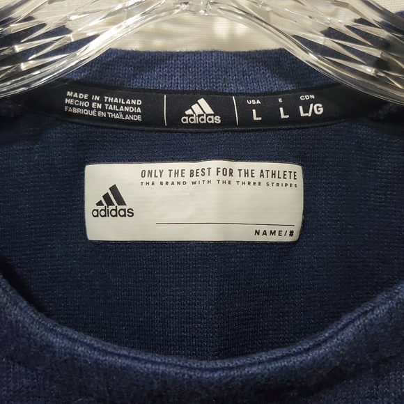 Adidas Men's Blue Sweatshirt Large - Picture 4 of 5